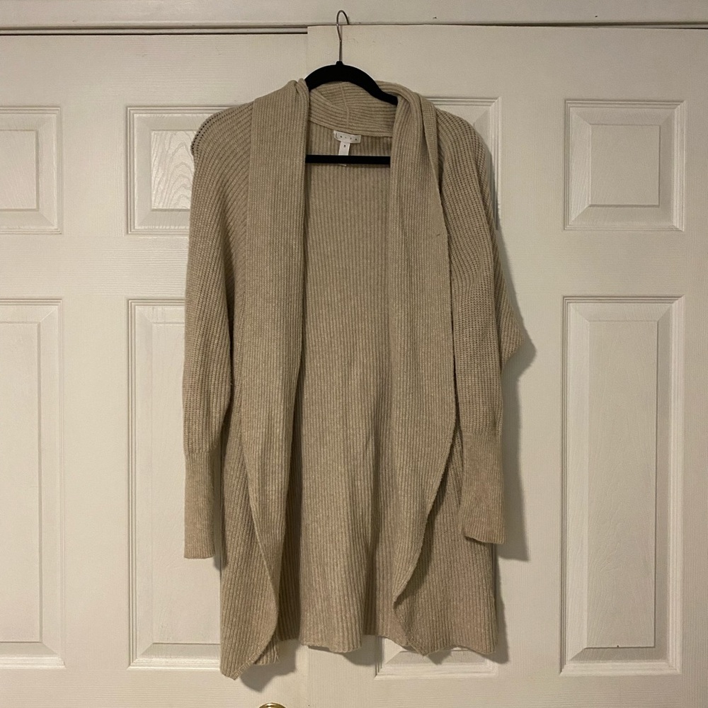 Cream cardigan sweater